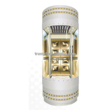 Зеркальный обзорный лифт Панорамный обзорный лифт с высокой эффективностью и безопасностью